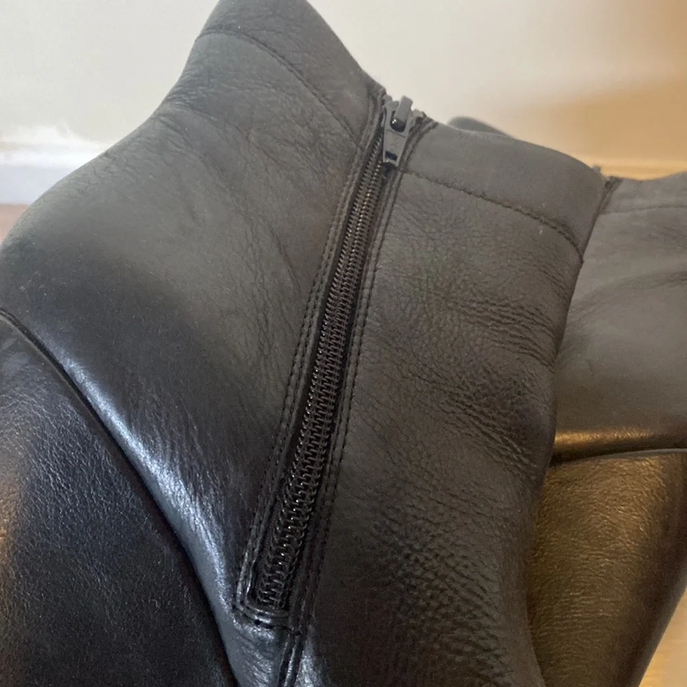 ALDO WOMEN’S DROUILLARD-96 Black Wedge Ankle Boots Size 39B